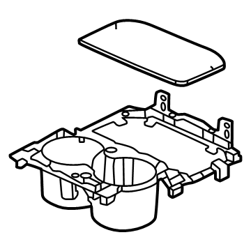 Honda 83440-3W0-A01ZA TRAY ASSY- *NH900L*