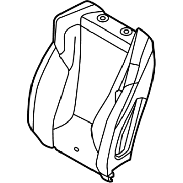 BMW 52-10-9-493-411 FOAM PART, SPORT BACKREST LE