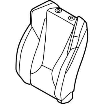 BMW 52-10-5-A1C-B67 COVER, SPORT BACKREST IMIT.