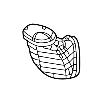 Honda 1J630-69F-A00 DUCT B, IPU INLET
