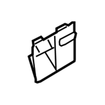 BMW 51-16-9-252-108 Trim, Storage Compartment