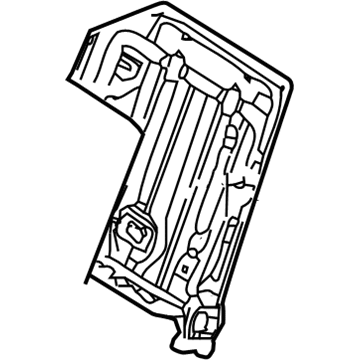 Toyota 79203-08010 Seat Back Frame