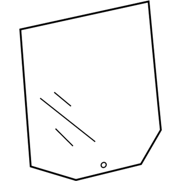 Mopar 68280920AC GLASS-REAR DOOR