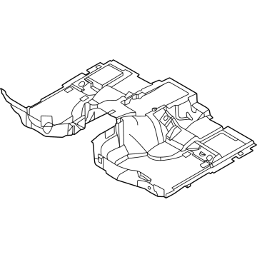 Nissan 74900-9BU1A CARPET ASSY-FLOOR