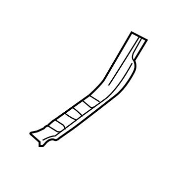 Nissan 769B6-9BU3A PLATE-KICKING, REAR RH