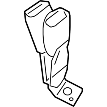 Mopar 6JW93DX9AA Seat Belt Buckle Assembly