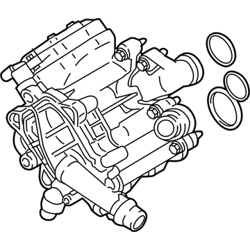 BMW 11-53-7-644-811 Heat Management Module