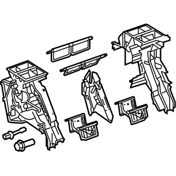 GM 23388562 AC & Heater Case