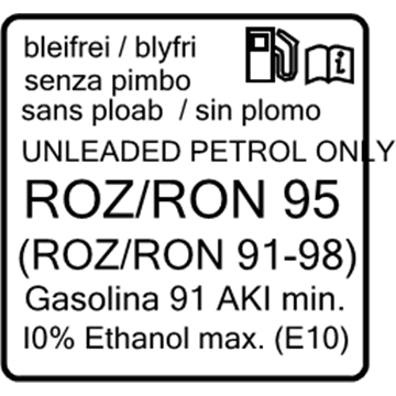 BMW 71-22-7-598-859 Sign High-Pressure Fuel System