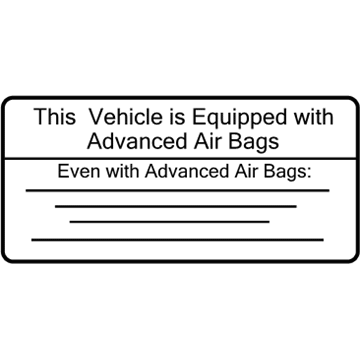 BMW 51-45-7-144-195 Instruction Notice, Airbag