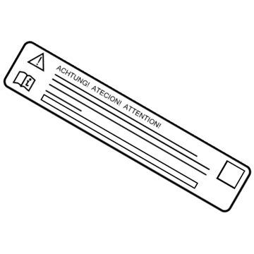 BMW 51-14-2-121-644 Instruction Notice, Airbag