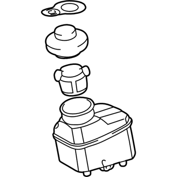 Lexus 47220-06031 Reservoir Assembly,Brake Master Cylinder