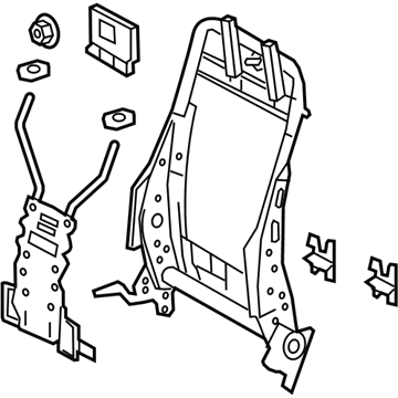 Toyota 71630-12820 Seat Back Frame