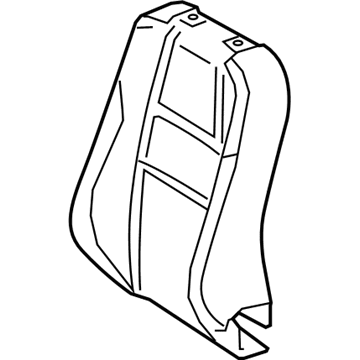 Toyota 71551-12E10 Seat Back Pad