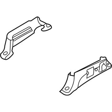 Kia 886904D160BQ Leg Cover-Front Seat Outer
