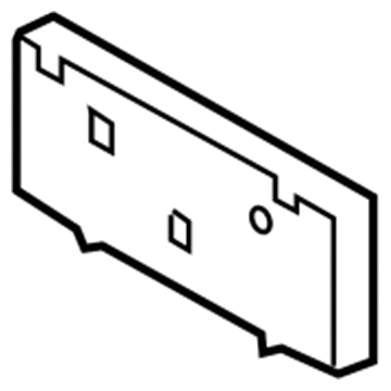 Ford 8A5Z-17A385-AA License Bracket