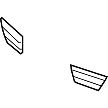 Ford 8A5Z-17K945-AB Lower Grille Insert Panel
