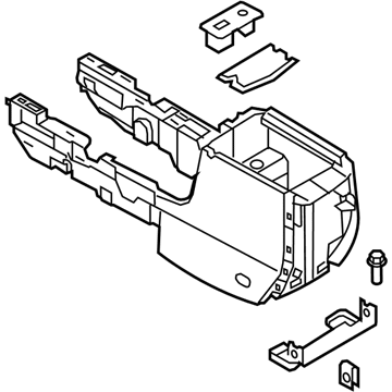 Ford AH6Z-54045A36-AC Console Assembly