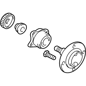 Kia 5273038103 Rear Wheel Hub & Bearing Assembly