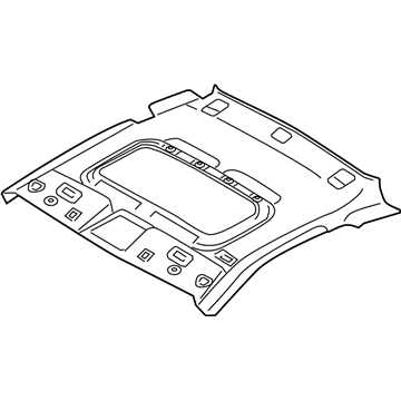 Hyundai 85401-2M075-9PDS HEADLINING ASSY