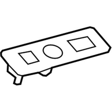 Ford 7C3Z-14525-TA Memory Switch Bezel