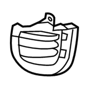 Toyota 52437-21040 Lamp Cover