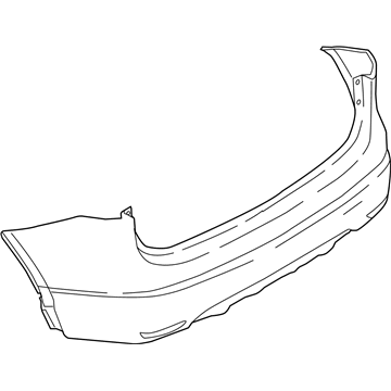 Nissan 85022-6MA0H Rear Bumper Cover