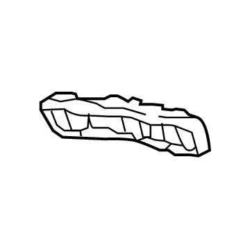 Nissan 85220-DF30A Bracket-Rear Bumper Side, RH