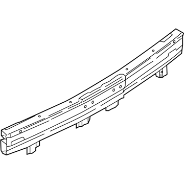 Nissan H5030-6MAMH Reinforce-Inner, Rear Bumper Center
