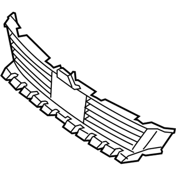 BMW 51-11-7-362-691 Grille, Air Inlet, Middle
