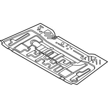 BMW 41-00-7-488-071 FRONT TRUNK FLOOR
