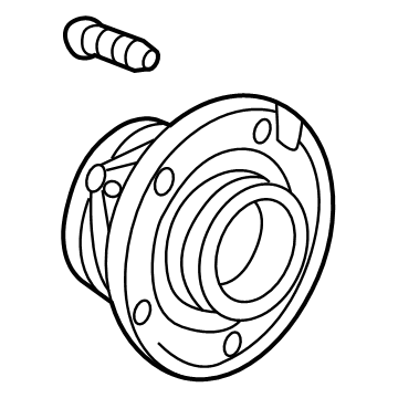 GM 84992878 HUB ASM-FRT WHL (W/ BRG)