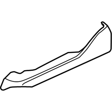 BMW 52-10-7-318-986 Finisher, Upper Rail, Exterior, Right