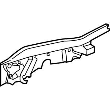 BMW 52-10-7-317-458 Support, Trim, Seat, Outer Right