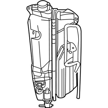 Mopar 68020935AE Bottle-COOLANT Recovery