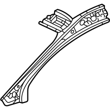 Toyota 61161-08040 Weatherstrip Pillar Reinforcement
