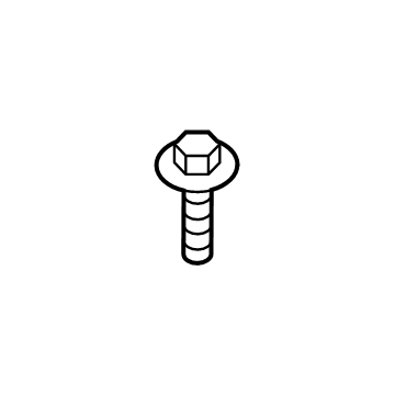 Ford -W505428-S442 Damper Upper Bolt
