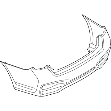 BMW 51-12-8-745-839 Bumper Trim Panel, Primed, R