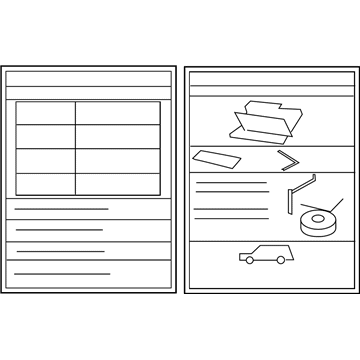 Ford 4L2Z-17A083-A Info Label