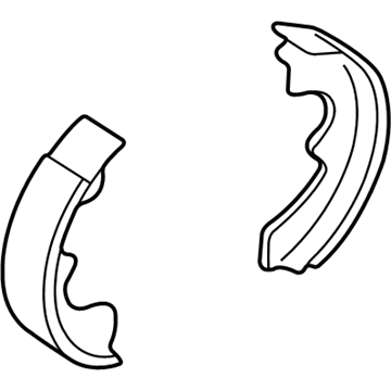 GM 19152704 Brake Shoes