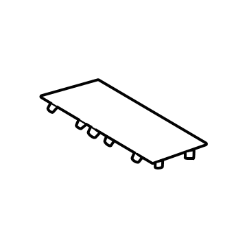 Toyota 58916-12100-C0 MAT, BOX BOTTOM