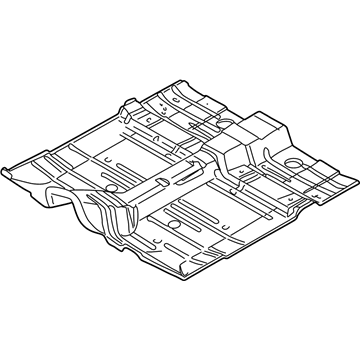 Mopar 4814982AB Pan-Front Floor
