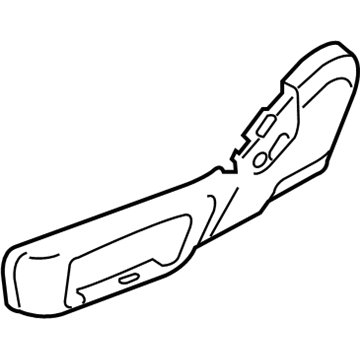 BMW 52-10-7-469-668 Trim For Seat Outer Electric Right