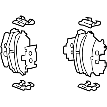 Kia 581013CA70 Pad Set-Front Disc Brake
