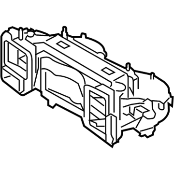 BMW 64-11-6-933-900 Empty Housing, Evaporator