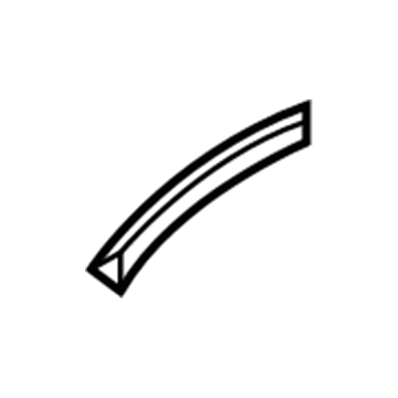 Nissan 97170-CE400 Weatherstrip-Front Rail, RH