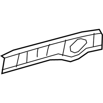 Mopar ZR44BD1AH Molding-Rear Header