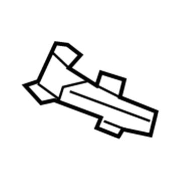 Lexus 61717-0E060 Reinforcement, Quart