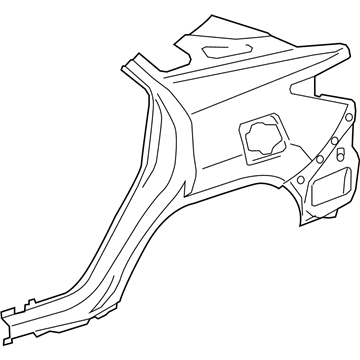 Lexus 61601-0E051 Panel Sub-Assembly, Quarter