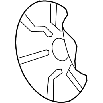 GM 22705357 Shield, Rear Brake